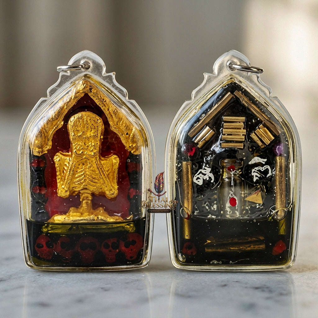 💥 THE MONUMENTAL MASTERPIECE OF NECROMANTIC DESIRE & LUCK: THE ACHAN SONG YOT PHRAI THONG KHUN PHAEN!  Sacred "Khun Phaen Phrai Thong (Golden Spirit Khun Phaen) Thai Blessing Co By RURUECHA