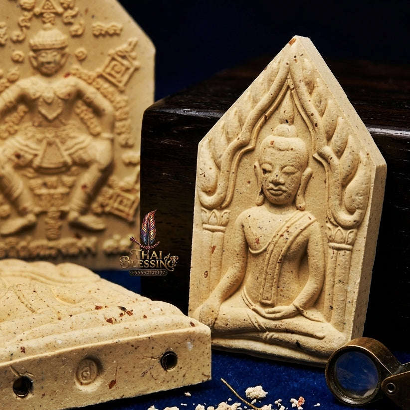 💥 THE MONUMENTAL NAKHON PATHOM MASTERPIECE OF LEGENDARY PLAYBOY SANEH & BLACK-IVORY WOOD ALCHEMY: PHRA KHUN PHAEN LANG SI SA RAENG AENG Thai Blessing Co By RURUECHA