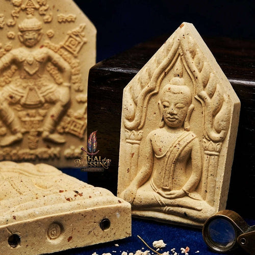 💥 THE MONUMENTAL NAKHON PATHOM MASTERPIECE OF LEGENDARY PLAYBOY SANEH & BLACK-IVORY WOOD ALCHEMY: PHRA KHUN PHAEN LANG SI SA RAENG AENG Thai Blessing Co By RURUECHA