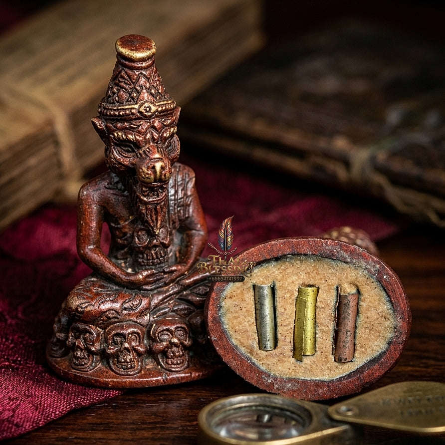 💥 THE MONUMENTAL NAKHON SAWAN KHAO CHONG KAE MASTERPIECE OF SUPREME SAGE WISDOM, WEALTH & CAPTIVATING CHARISMA: POO CHAO SAMING PHRAI Thai Blessing Co By RURUECHA