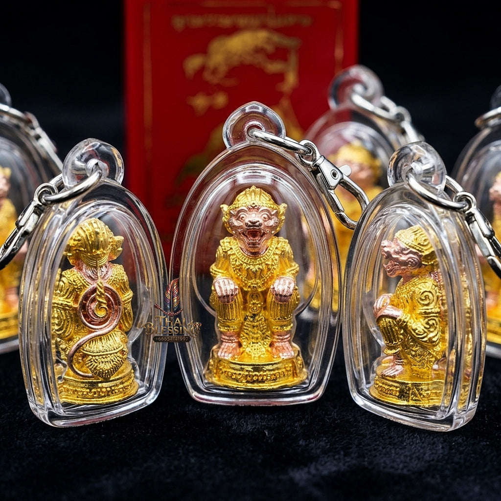 🐵 THE MONUMENTAL NAKHON SAWAN MASTERPIECE OF LEGENDARY HANUMAN VALOR, ALCHEMICAL 3K-PLATED SAMRITH BRONZE & INVINCIBLE WEALTH-PULLING SOVEREIGNTY KHAMHENG HANUMAN Thai Blessing Co By RURUECHA