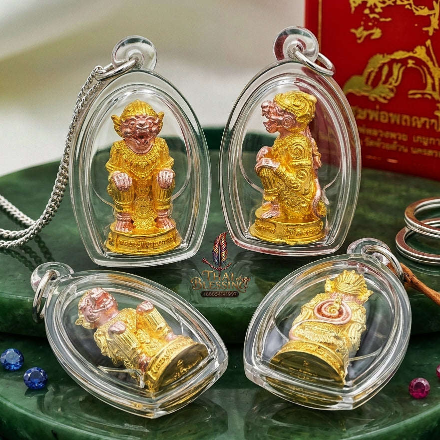 🐵 THE MONUMENTAL NAKHON SAWAN MASTERPIECE OF LEGENDARY HANUMAN VALOR, ALCHEMICAL 3K-PLATED SAMRITH BRONZE & INVINCIBLE WEALTH-PULLING SOVEREIGNTY KHAMHENG HANUMAN Thai Blessing Co By RURUECHA