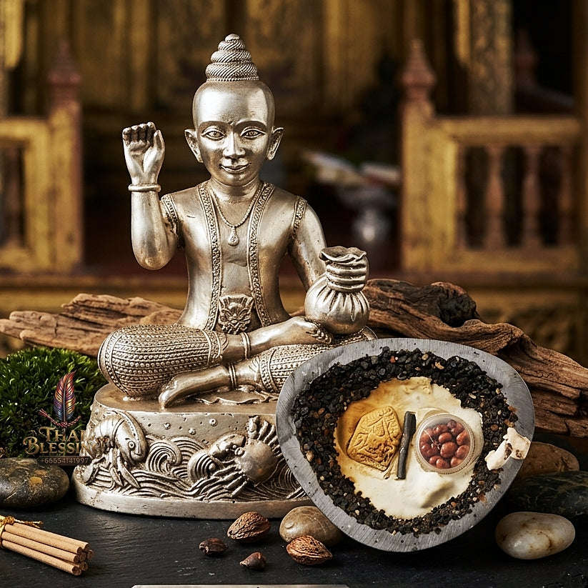 🐊 THE MONUMENTAL NAKHON SAWAN MASTERPIECE OF RIVERSIDE NECROMANCY, CRAB-FISH BASE SOVEREIGNTY & EXTREME WATER-LAND WEALTH: KUMAN THONG Thai Blessing Co By RURUECHA