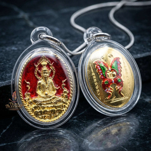 💥 THE MONUMENTAL NORTHEASTERN KORAT-LINEAGE MASTERPIECE OF DIVINE BUTTERFLY TRANSFORMATION & UNRIVALED SANEH ALCHEMY: PHRA RUE-SI LANG THEP JAMLANG Thai Blessing Co By RURUECHA