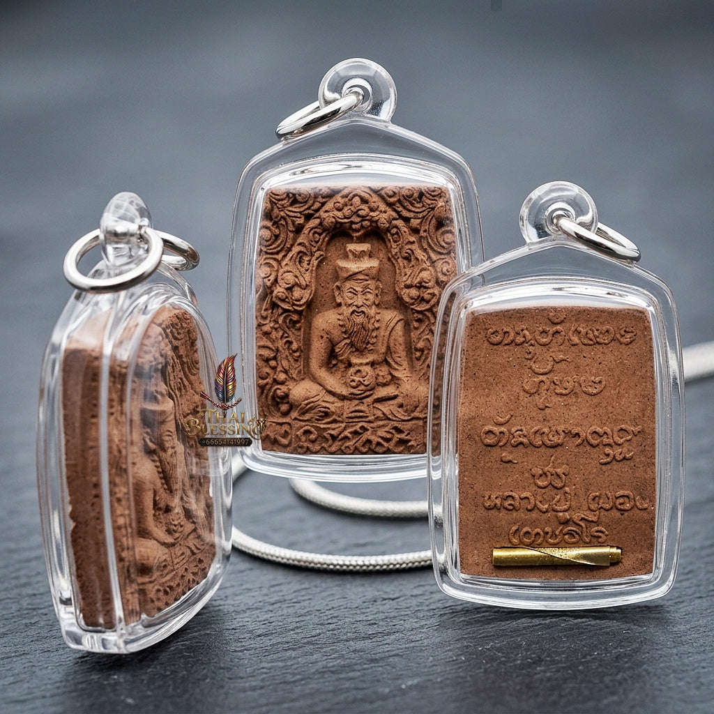 💥 THE MONUMENTAL NORTHEASTERN UBON RATCHATHANI FOREST-LINEAGE MASTERPIECE OF RISHI ASCETIC WISDOM & SPIRITUAL SHIELDING: PHRA RUE-SI POK PHAPHA / PORTABLE RISHI" Thai Blessing Co By RURUECHA