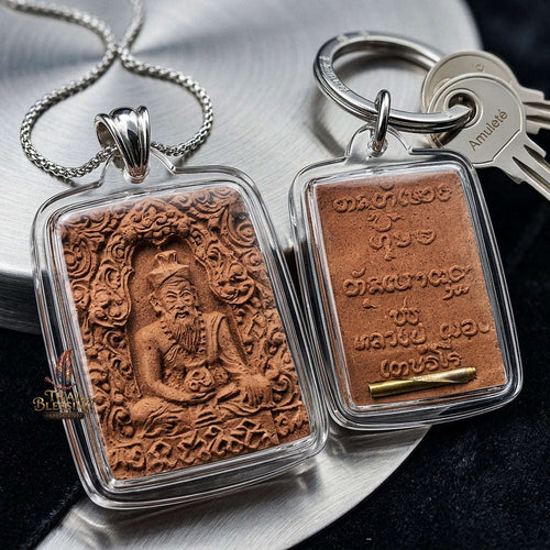 💥 THE MONUMENTAL NORTHEASTERN UBON RATCHATHANI FOREST-LINEAGE MASTERPIECE OF RISHI ASCETIC WISDOM & SPIRITUAL SHIELDING: PHRA RUE-SI POK PHAPHA / PORTABLE RISHI" Thai Blessing Co By RURUECHA