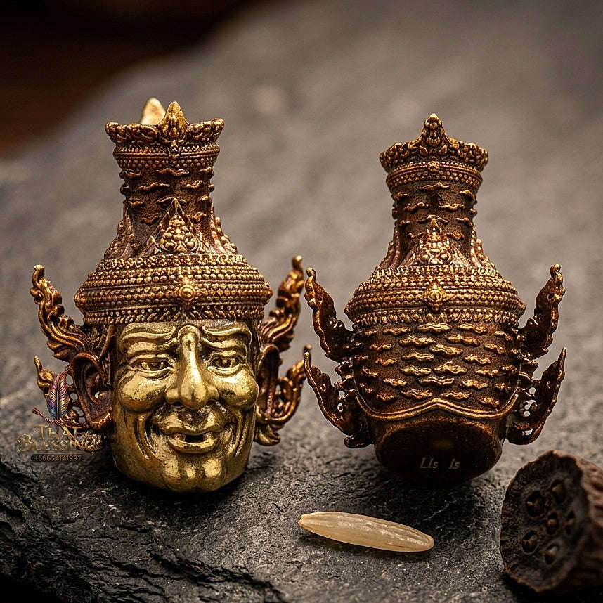 💥 THE MONUMENTAL PRACHIN BURI FOREST-LINEAGE MASTERPIECE OF ANCIENT ALCHEMICAL METAL & ASTROLOGICAL WEALTH: PHRA RUE-SI NAROT - OPENING THE FORTUNE OF WEALTH EDITION" Thai Blessing Co By RURUECHA