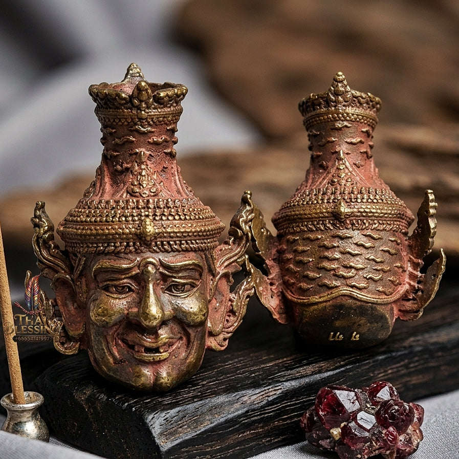 💥 THE MONUMENTAL PRACHIN BURI FOREST-LINEAGE MASTERPIECE OF ANCIENT COPPER PATINA & ASTROLOGICAL WEALTH: PHRA RUE-SI NAROT - OPENING THE FORTUNE OF WEALTH EDITION Thai Blessing Co By RURUECHA