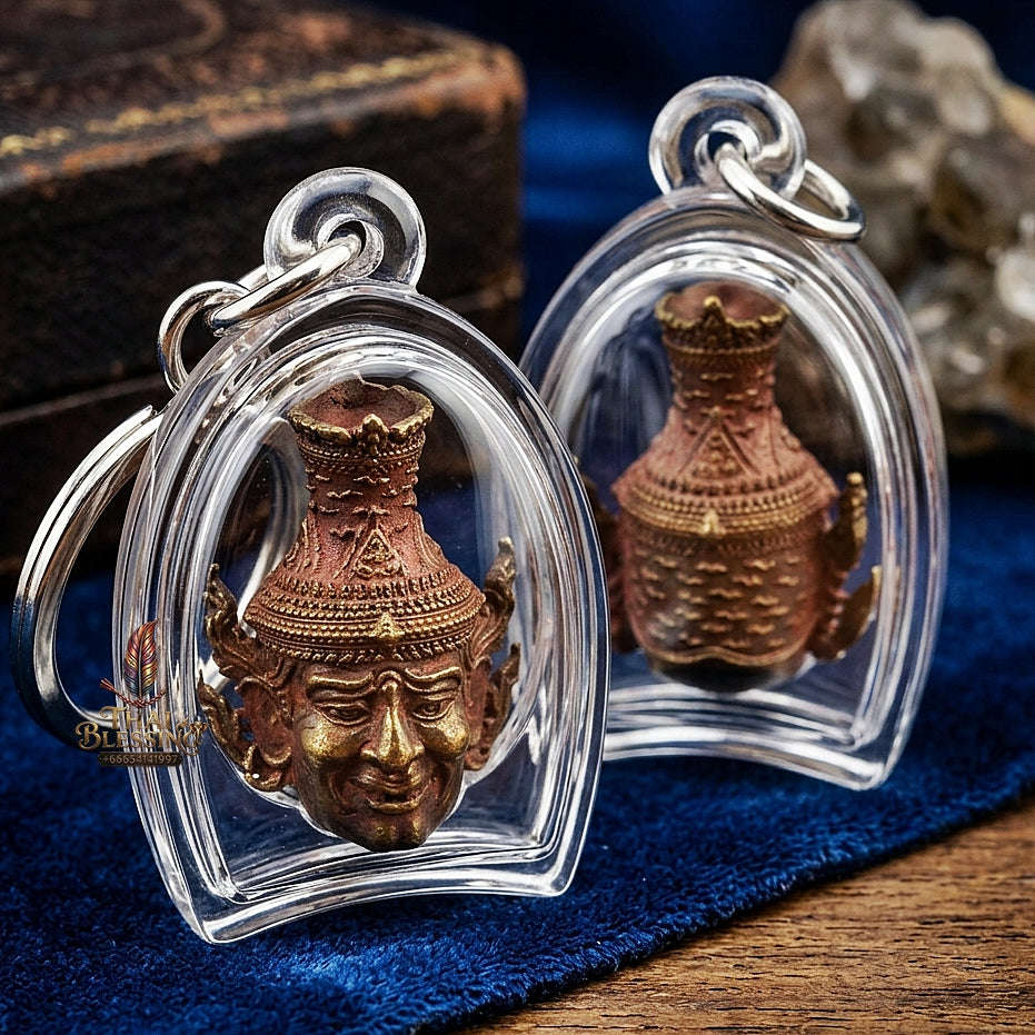 💥 THE MONUMENTAL PRACHIN BURI FOREST-LINEAGE MASTERPIECE OF ANCIENT COPPER PATINA & ASTROLOGICAL WEALTH: PHRA RUE-SI NAROT - OPENING THE FORTUNE OF WEALTH EDITION Thai Blessing Co By RURUECHA