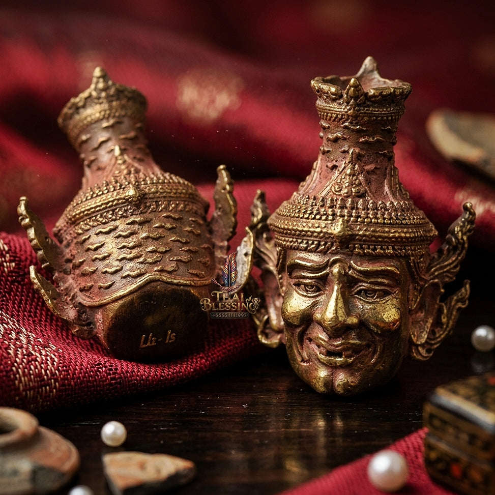 💥 THE MONUMENTAL PRACHIN BURI FOREST-LINEAGE MASTERPIECE OF ANCIENT COPPER PATINA & ASTROLOGICAL WEALTH: PHRA RUE-SI NAROT - OPENING THE FORTUNE OF WEALTH EDITION Thai Blessing Co By RURUECHA
