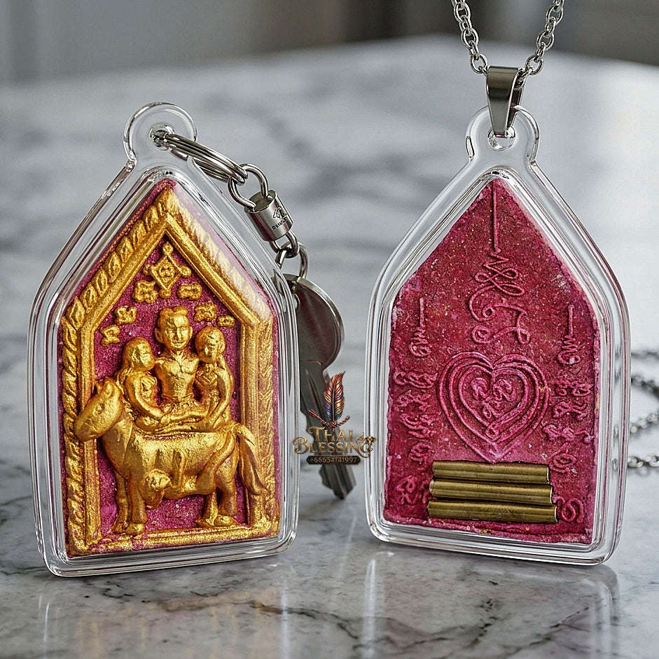 💥 THE MONUMENTAL PRACHINBURI MASTERPIECE OF HORSE-SPORTS EROTIC SORCERY & FULL-MOON PHRAI CHARM: THE LUANG PU IM WAT BAN KHAO KHAD KHUN PHAEN PHRAI MON MA SEPH NANG (HERB MATRIX EDITION, BE 2559)! Thai Blessing Co By RURUECHA