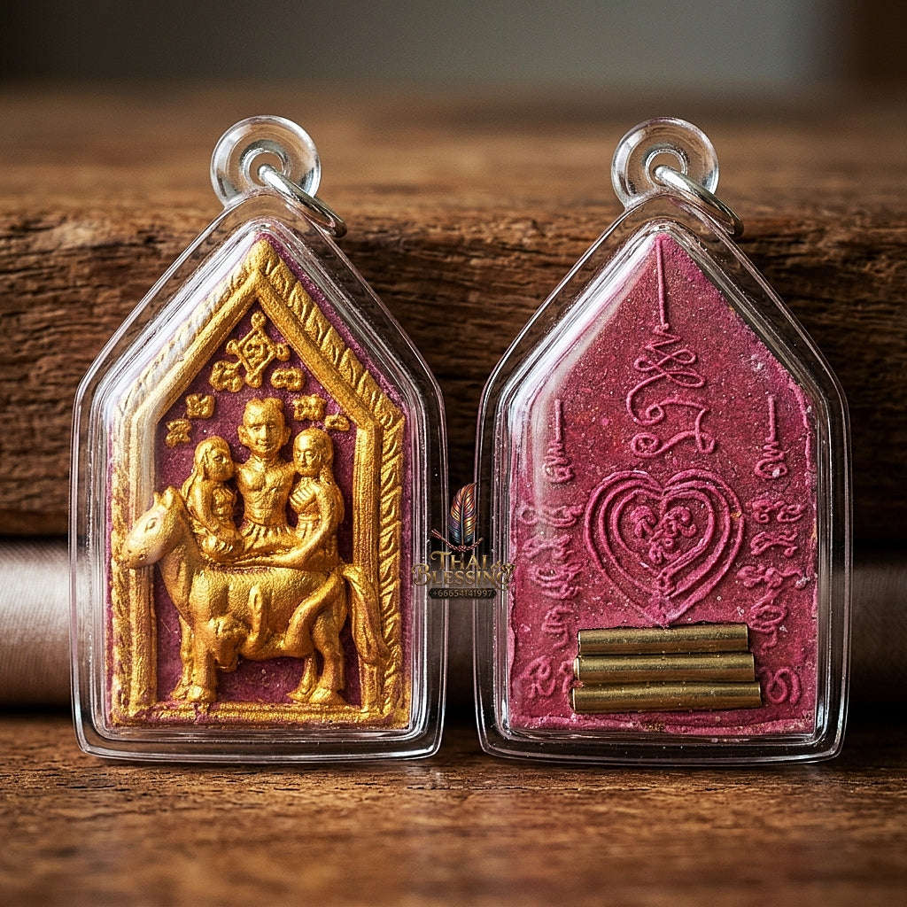 💥 THE MONUMENTAL PRACHINBURI MASTERPIECE OF HORSE-SPORTS EROTIC SORCERY & FULL-MOON PHRAI CHARM: THE LUANG PU IM WAT BAN KHAO KHAD KHUN PHAEN PHRAI MON MA SEPH NANG (HERB MATRIX EDITION, BE 2559)! Thai Blessing Co By RURUECHA