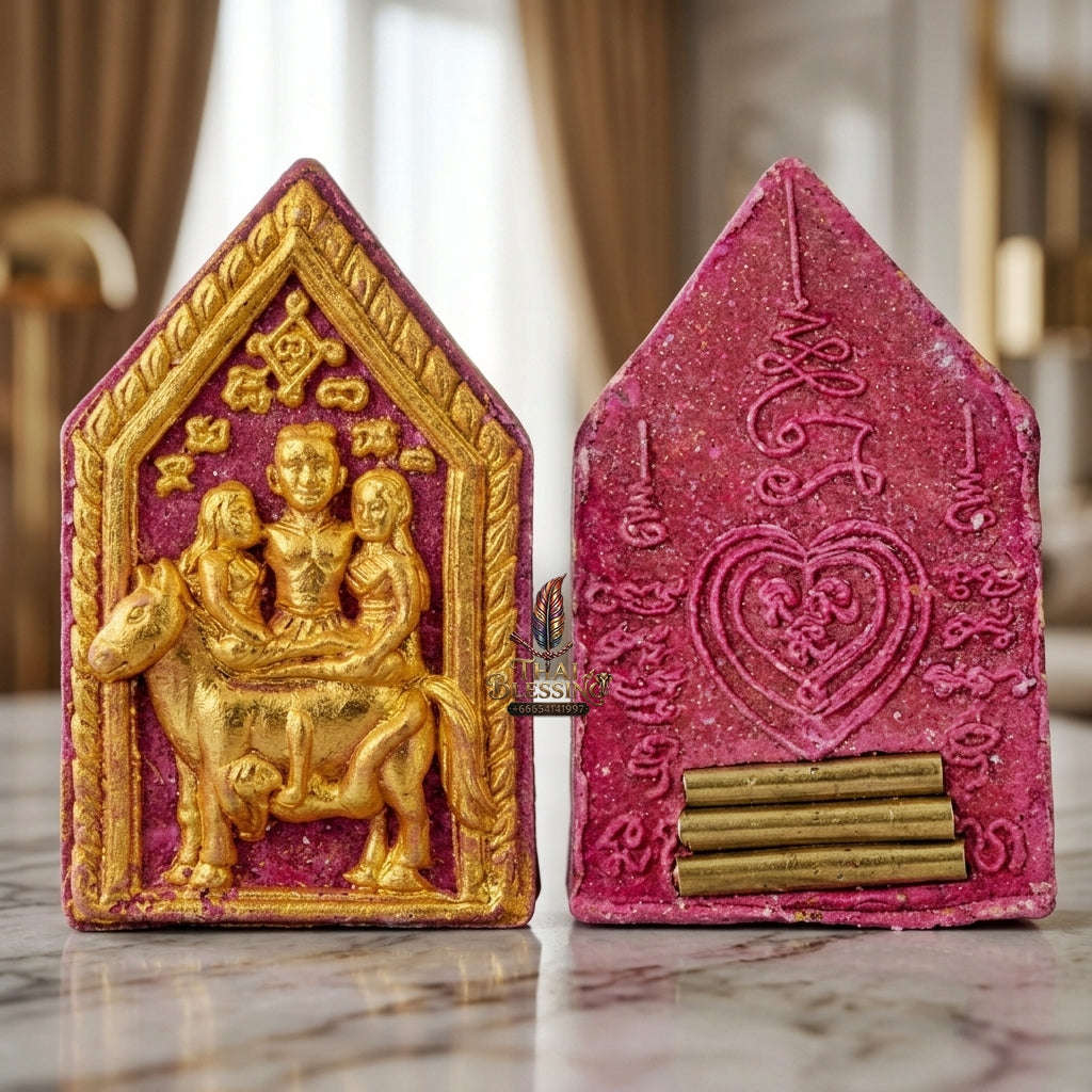 💥 THE MONUMENTAL PRACHINBURI MASTERPIECE OF HORSE-SPORTS EROTIC SORCERY & FULL-MOON PHRAI CHARM: THE LUANG PU IM WAT BAN KHAO KHAD KHUN PHAEN PHRAI MON MA SEPH NANG (HERB MATRIX EDITION, BE 2559)! Thai Blessing Co By RURUECHA