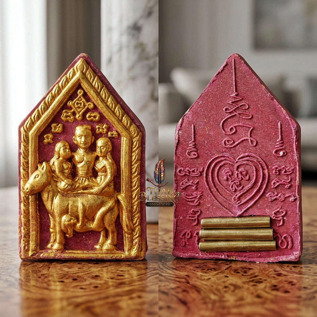 💥 THE MONUMENTAL PRACHINBURI MASTERPIECE OF HORSE-SPORTS EROTIC SORCERY & FULL-MOON PHRAI CHARM: THE LUANG PU IM WAT BAN KHAO KHAD KHUN PHAEN PHRAI MON MA SEPH NANG (HERB MATRIX EDITION, BE 2559)! Thai Blessing Co By RURUECHA