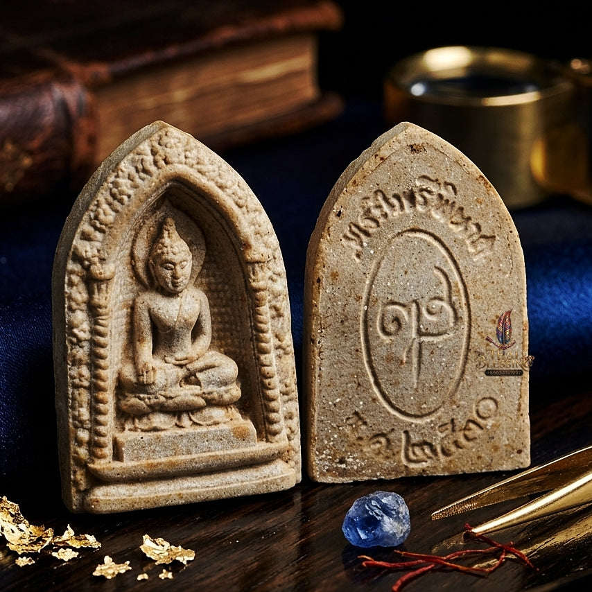💥 THE MONUMENTAL RATTANAKOSIN ROYAL-SHRINE MASTERPIECE OF DEFEATING ENEMIES & SUPREME SOVEREIGN PROTECTION: THE WAT BOWONNIWET PHRA PAI RI PHINAT - FIRST EDITION" Thai Blessing Co By RURUECHA