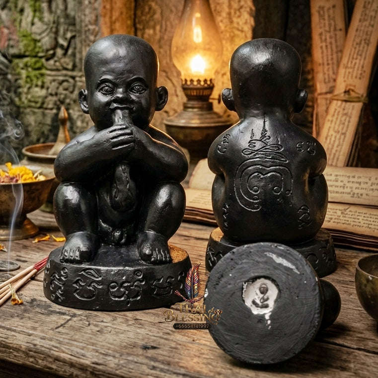 👶 THE MONUMENTAL SINGBURI MASTERPIECE OF RURAL NECROMANCY, SACRED PLASTER & UMBILICAL-SUCKING WEALTH SOVEREIGNTY:KUMAN DUT ROK Thai Blessing Co By RURUECHA