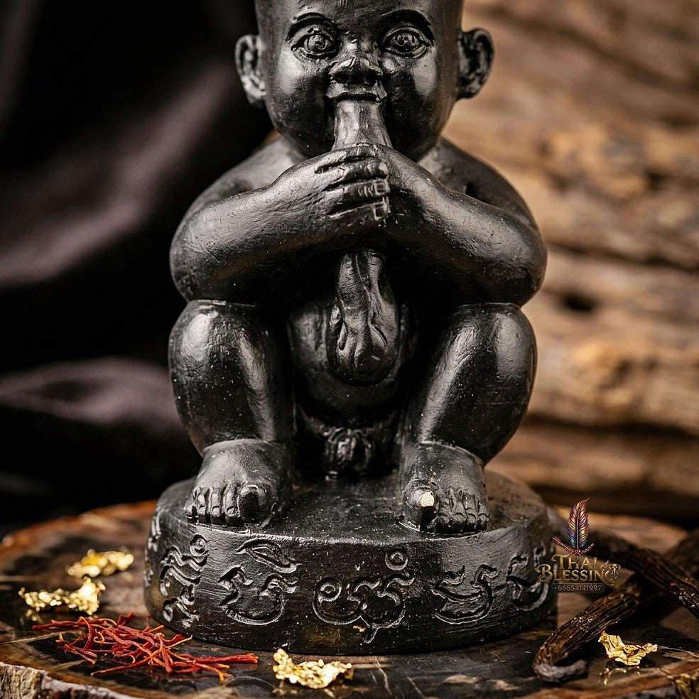 👶 THE MONUMENTAL SINGBURI MASTERPIECE OF RURAL NECROMANCY, SACRED PLASTER & UMBILICAL-SUCKING WEALTH SOVEREIGNTY:KUMAN DUT ROK Thai Blessing Co By RURUECHA