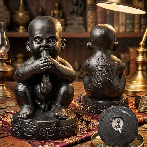 👶 THE MONUMENTAL SINGBURI MASTERPIECE OF RURAL NECROMANCY, SACRED PLASTER & UMBILICAL-SUCKING WEALTH SOVEREIGNTY:KUMAN DUT ROK Thai Blessing Co By RURUECHA