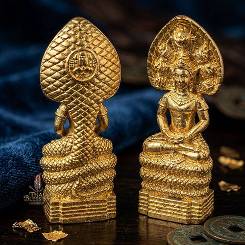 💥 THE MONUMENTAL SOUTHERN SAKEE-LINEAGE MASTERPIECE OF NAKHON SI THAMMARAT CHATUKHAM ASTROLOGICAL FORTUNE: "PHRA NAK PROK ONGK PHOR CHATUKHAM RAMATHEP Thai Blessing Co By RURUECHA