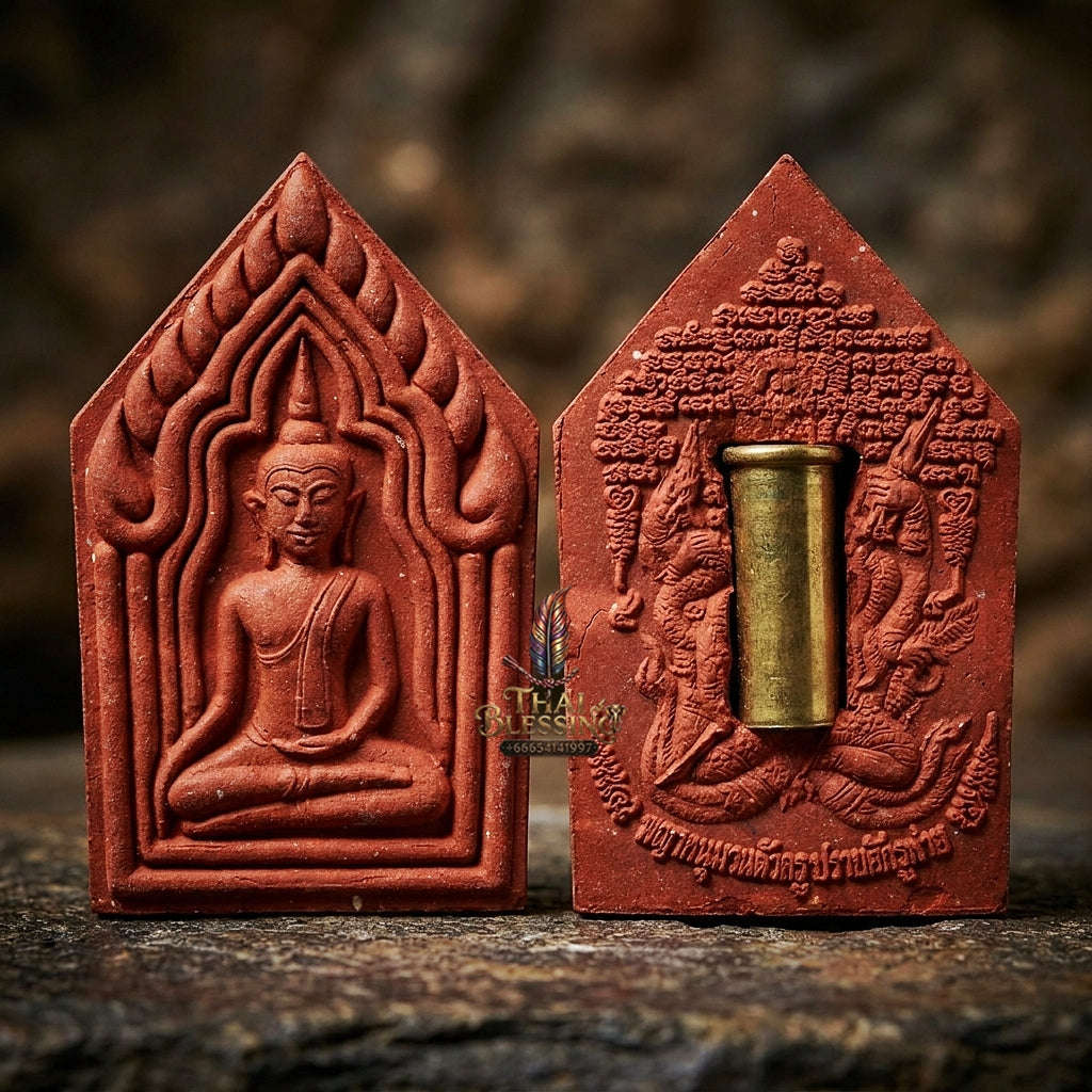 💥 THE MONUMENTAL SUPHAN BURI MASTERPIECE OF FOUR-LINEAGE ESOTERIC MASTERY & BULLET-CASING ALCHEMY: PHRA KHUN PHAEN KHAEN ONN" Thai Blessing Co By RURUECHA