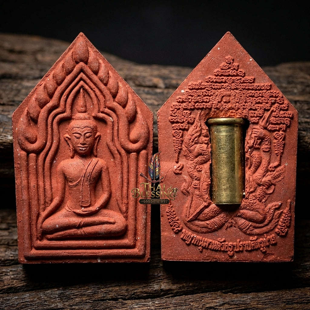 💥 THE MONUMENTAL SUPHAN BURI MASTERPIECE OF FOUR-LINEAGE ESOTERIC MASTERY & BULLET-CASING ALCHEMY: PHRA KHUN PHAEN KHAEN ONN" Thai Blessing Co By RURUECHA