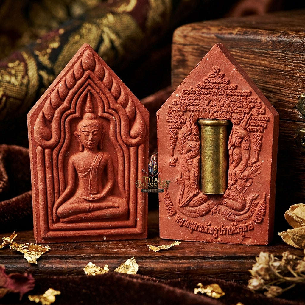 💥 THE MONUMENTAL SUPHAN BURI MASTERPIECE OF FOUR-LINEAGE ESOTERIC MASTERY & BULLET-CASING ALCHEMY: PHRA KHUN PHAEN KHAEN ONN" Thai Blessing Co By RURUECHA