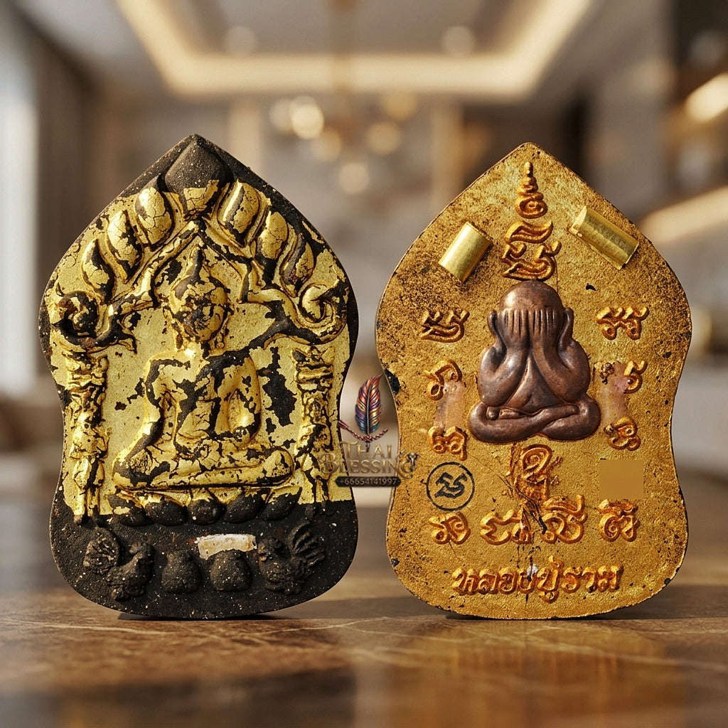 💥 THE MONUMENTAL SUTTHINANT FOREST-LINEAGE MASTERPIECE OF RARE ALCHEMICAL BLACK HERBS & SACRED IVORY POWDER: "PHRA KHUN PHAEN" Thai Blessing Co By RURUECHA