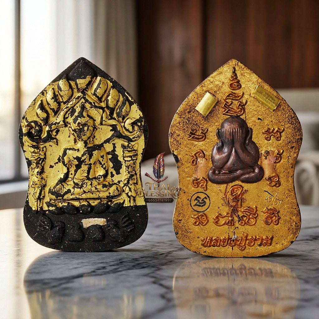 💥 THE MONUMENTAL SUTTHINANT FOREST-LINEAGE MASTERPIECE OF RARE ALCHEMICAL BLACK HERBS & SACRED IVORY POWDER: "PHRA KHUN PHAEN" Thai Blessing Co By RURUECHA