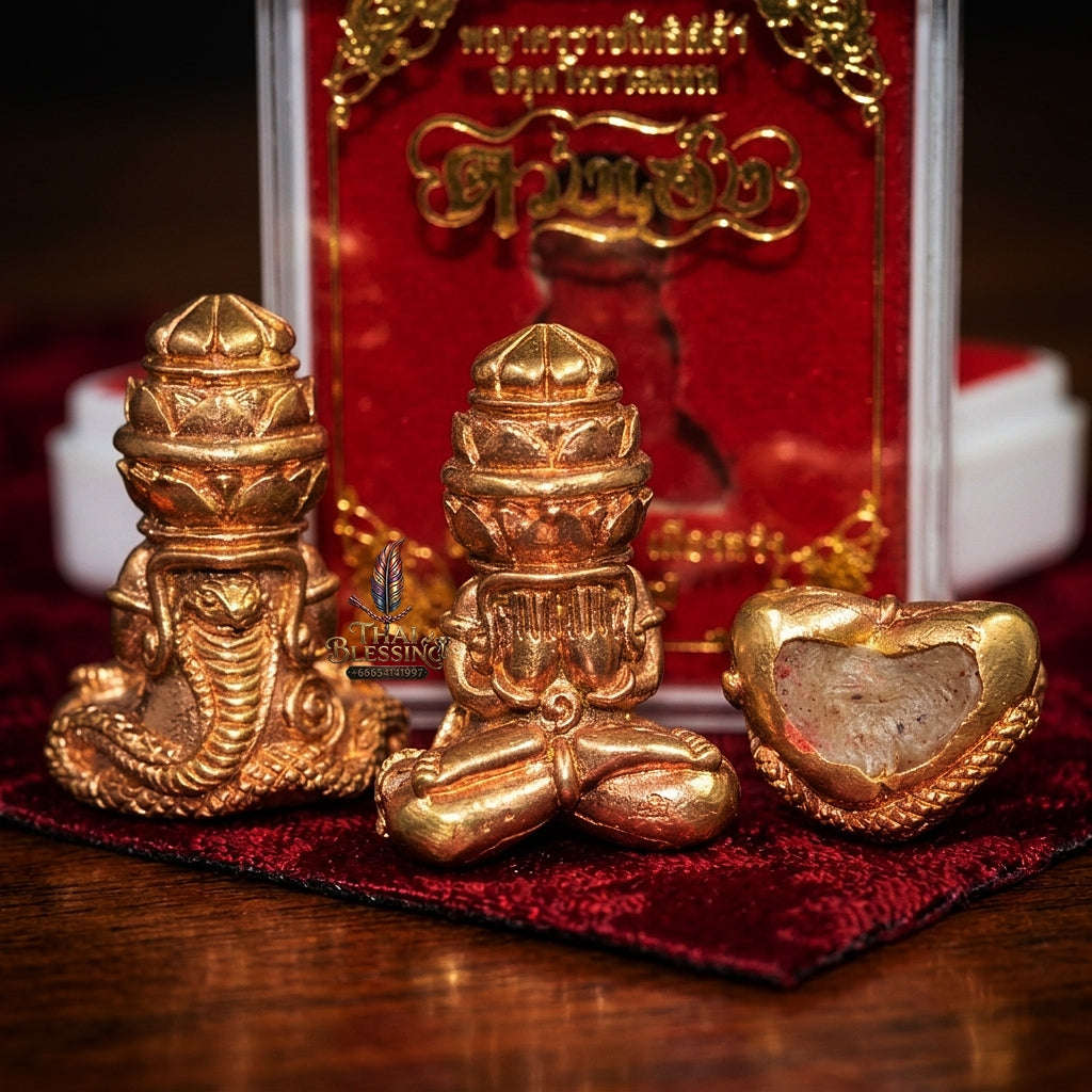 💥 THE MONUMENTAL TRANG & SOUTHERN KHAO AOR LINEAGE MASTERPIECE OF EXPLOSIVE FORTUNE & DIVINE SOVEREIGNTY: PHANG PHAKAN - DUANG HENG EDITION" Thai Blessing Co By RURUECHA