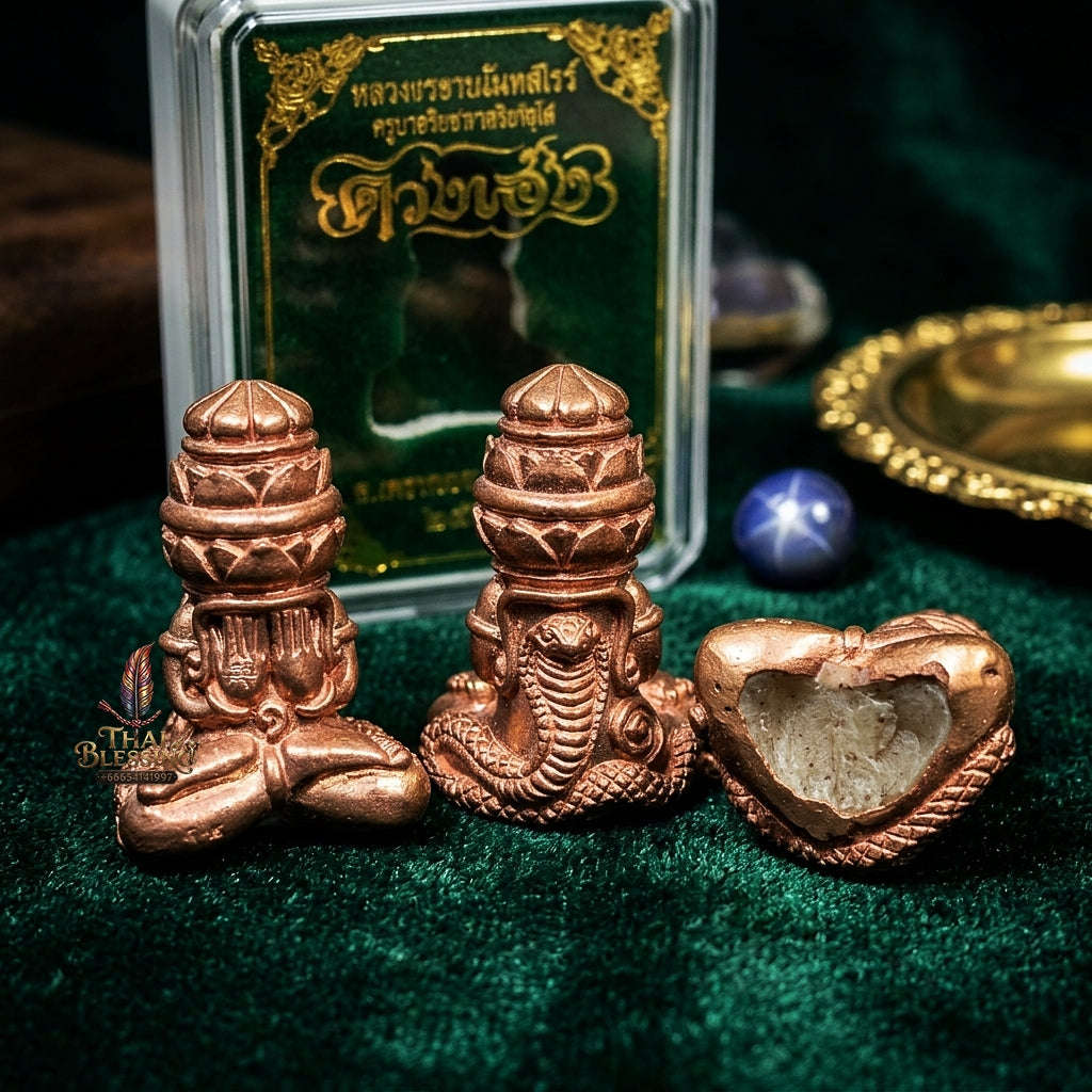 💥 THE MONUMENTAL TRANG & SOUTHERN KHAO AOR LINEAGE MASTERPIECE OF EXPLOSIVE FORTUNE & DIVINE SOVEREIGNTY: PHANG PHAKAN - DUANG HENG EDITION" Thai Blessing Co By RURUECHA