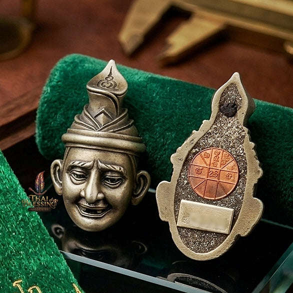 🥈 THE MONUMENTAL UBON RATCHATHANI MASTERPIECE OF ACCELERATED WEALTH, SATIN-OXIDIZED ALPACA SILVER & SUPREME SAGE SOVEREIGNTY:  RUE SI DUANG SETTHI Thai Blessing Co By RURUECHA