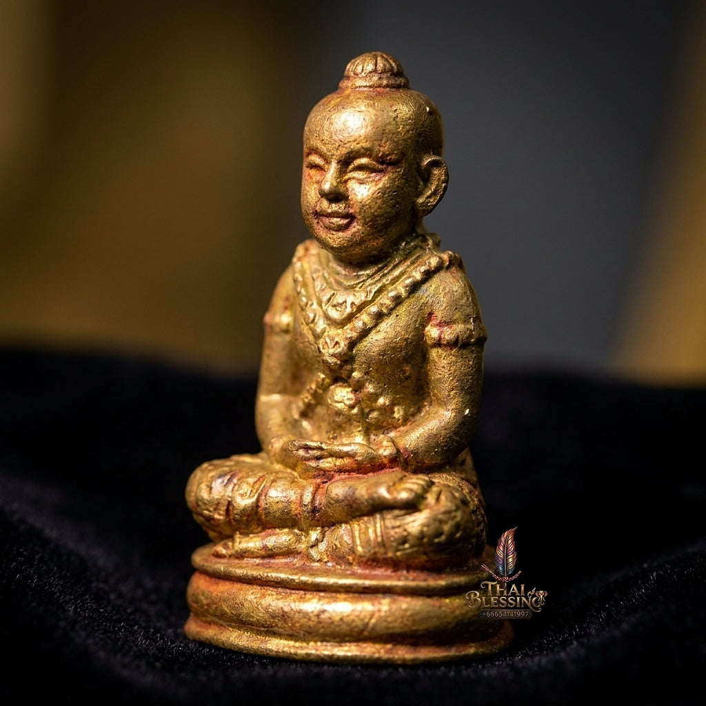 🪙 THE MONUMENTAL UBON RATCHATHANI MASTERPIECE OF NORTHEASTERN FORESTRY NECROMANCY, THONG THIP BRASS MATRIX & POCKET-SIZE CHILD SPIRIT SOVEREIGNTY: KUMAN THONG Thai Blessing Co By RURUECHA