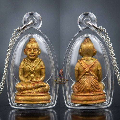 🪙 THE MONUMENTAL UBON RATCHATHANI MASTERPIECE OF NORTHEASTERN FORESTRY NECROMANCY, THONG THIP BRASS MATRIX & POCKET-SIZE CHILD SPIRIT SOVEREIGNTY: KUMAN THONG Thai Blessing Co By RURUECHA