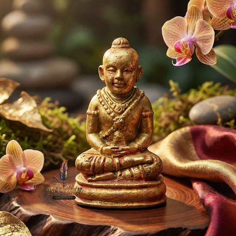 🪙 THE MONUMENTAL UBON RATCHATHANI MASTERPIECE OF NORTHEASTERN FORESTRY NECROMANCY, THONG THIP BRASS MATRIX & POCKET-SIZE CHILD SPIRIT SOVEREIGNTY: KUMAN THONG Thai Blessing Co By RURUECHA