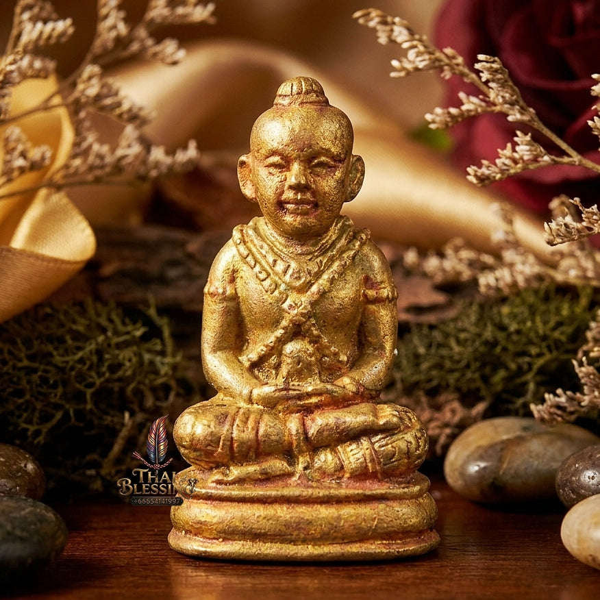 🪙 THE MONUMENTAL UBON RATCHATHANI MASTERPIECE OF NORTHEASTERN FORESTRY NECROMANCY, THONG THIP BRASS MATRIX & POCKET-SIZE CHILD SPIRIT SOVEREIGNTY: KUMAN THONG Thai Blessing Co By RURUECHA