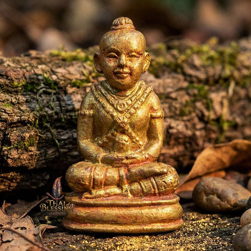 🪙 THE MONUMENTAL UBON RATCHATHANI MASTERPIECE OF NORTHEASTERN FORESTRY NECROMANCY, THONG THIP BRASS MATRIX & POCKET-SIZE CHILD SPIRIT SOVEREIGNTY: KUMAN THONG Thai Blessing Co By RURUECHA