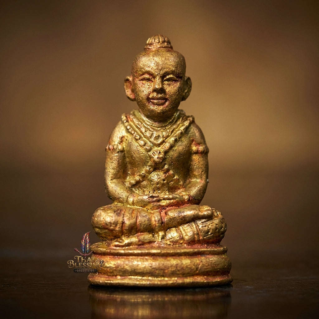 🪙 THE MONUMENTAL UBON RATCHATHANI MASTERPIECE OF NORTHEASTERN FORESTRY NECROMANCY, THONG THIP BRASS MATRIX & POCKET-SIZE CHILD SPIRIT SOVEREIGNTY: KUMAN THONG Thai Blessing Co By RURUECHA