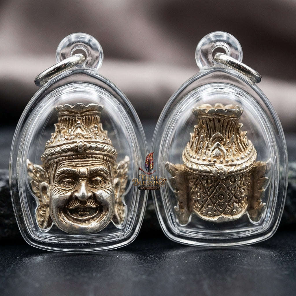 🥈 THE MONUMENTAL UBON RATCHATHANI MASTERPIECE OF SUPREME RISHI WISDOM, ANCIENT SILVERSMITHING & UNBREAKABLE MASTER PROTECTION:  RUE SI NAROD Thai Blessing Co By RURUECHA