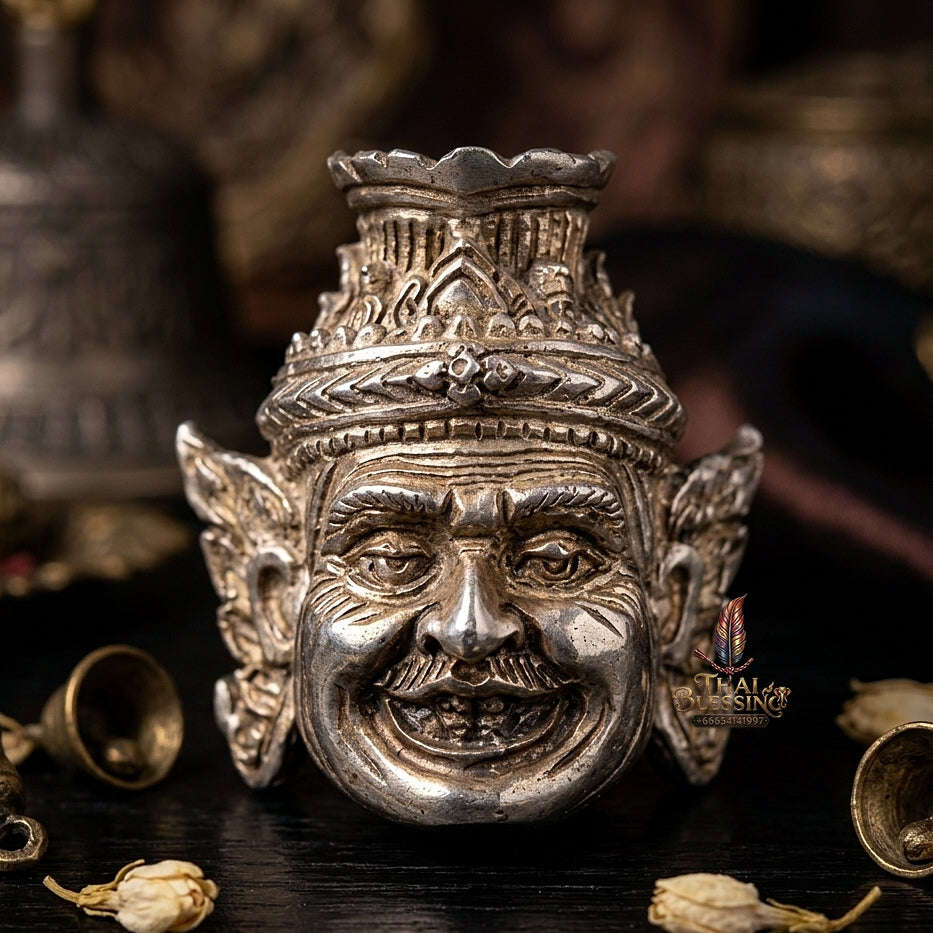 🥈 THE MONUMENTAL UBON RATCHATHANI MASTERPIECE OF SUPREME RISHI WISDOM, ANCIENT SILVERSMITHING & UNBREAKABLE MASTER PROTECTION:  RUE SI NAROD Thai Blessing Co By RURUECHA