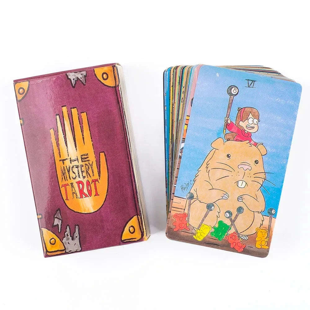 The Mystery Tarot – 78-Card English Deck (10.3x6 cm) for Mysterious Divination, Family Parties & Board Games