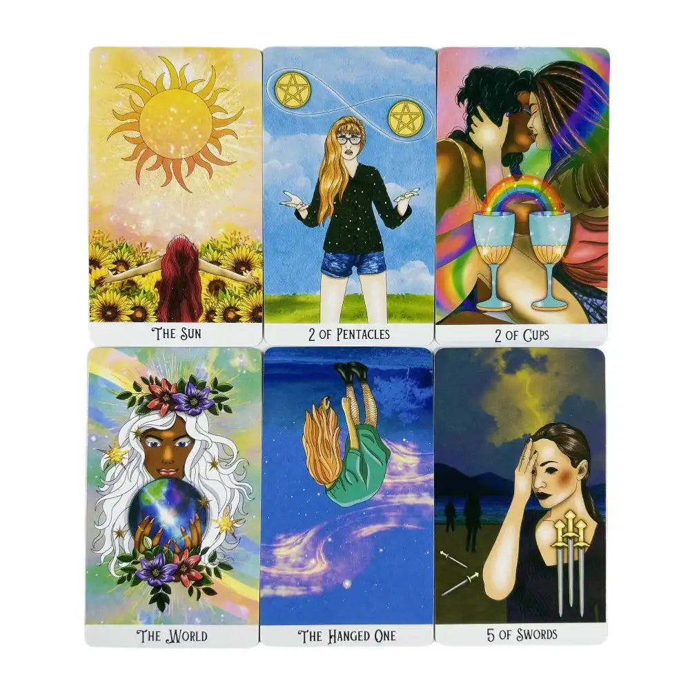The Mystic Soul Tarot Deck – 78-Card English Edition | Vibrant Oracle Divination Board Game for Party and Spiritual Insight