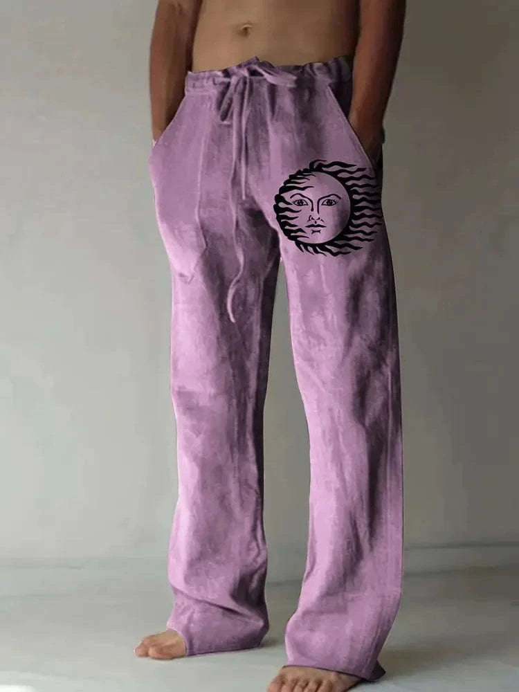 🧭 The Navigational Heritage: Premium Men’s Vintage Compass Trousers – High-Definition 3D Retro Map Graphic Print, Harajuku-Inspired High-Waist Fit, and Sophisticated Straight-Leg Streetwear Drawstring Pants D81PZX252111544520