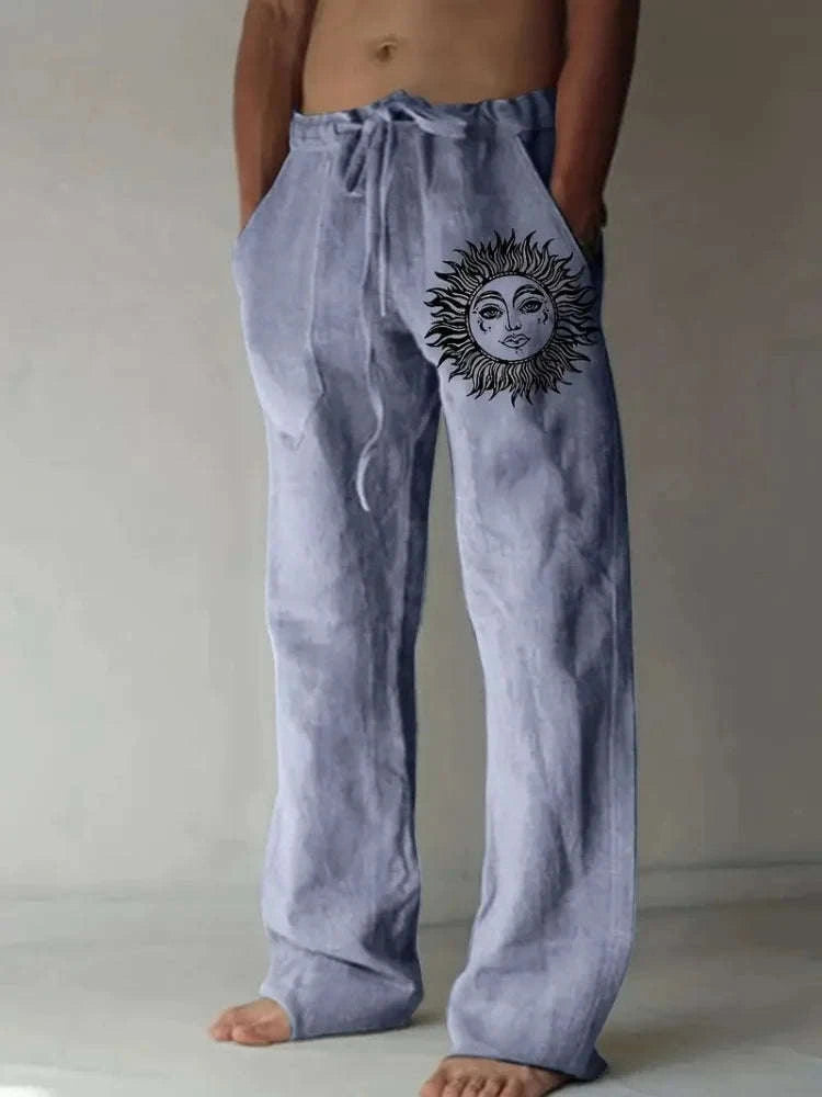 🧭 The Navigational Heritage: Premium Men’s Vintage Compass Trousers – High-Definition 3D Retro Map Graphic Print, Harajuku-Inspired High-Waist Fit, and Sophisticated Straight-Leg Streetwear Drawstring Pants D81PZX25211154456