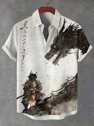 ⚔️ The Neko-Bushido Edition: Premium Unisex 3D Samurai Cat Hawaiian Shirt – High-Definition Japanese Art Print, Breathable Quick-Dry Fabric, and Sophisticated Modern-Fit Casual Beachwear B48SF5N251411Y