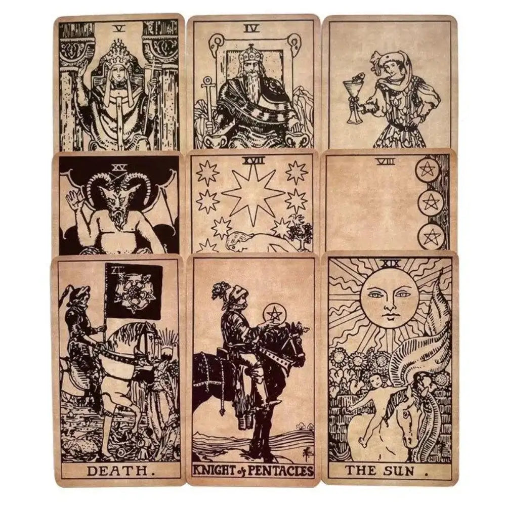 The Neo Rider Tarot Collection – 78 Holographic Cards, Classic Rider-Waite Deck with Modern Flair, Durable and Waterproof, 10.3 x 6 cm