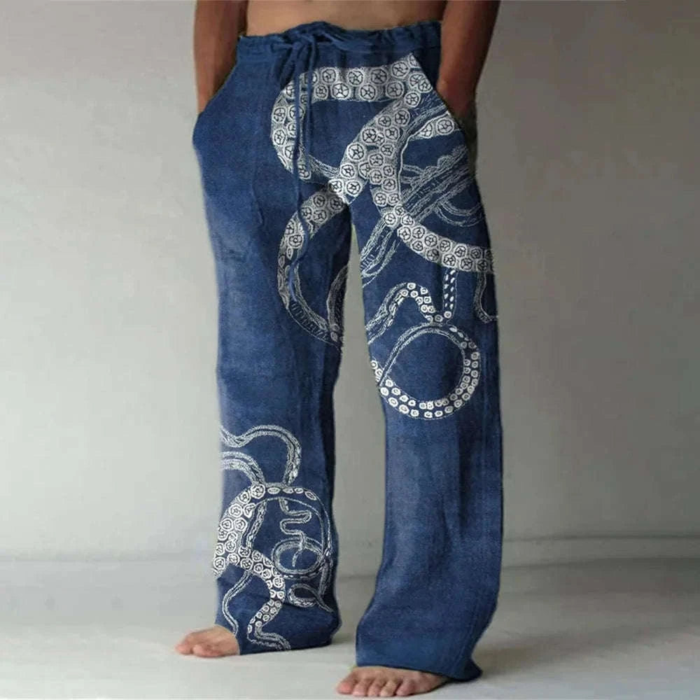 💀 The Nocturnal Skull Masterpiece: Premium Men’s 3D Printed Streetwear Trousers – High-Definition Skull Graphic, Versatile Multi-Pocket Utility, and Sophisticated Oversized Drawstring Sport-Luxe Pants CKQQQD703