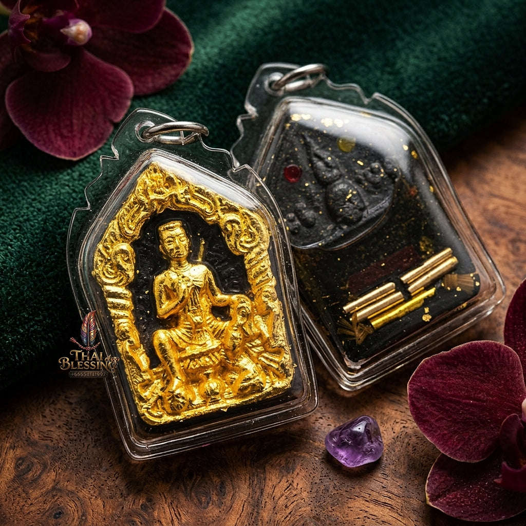 💥 THE NORTHERN MASTERPIECE OF EROTIC DESIRE & FORTUNE: THE KHRU BA PHON PHRAI UEANG KHAM KHUN PHAEN!  Sacred "Khun Phaen Phrai Ueang Kham (Golden Orchid Spirit Khun Phaen) Thai Blessing Co By RURUECHA