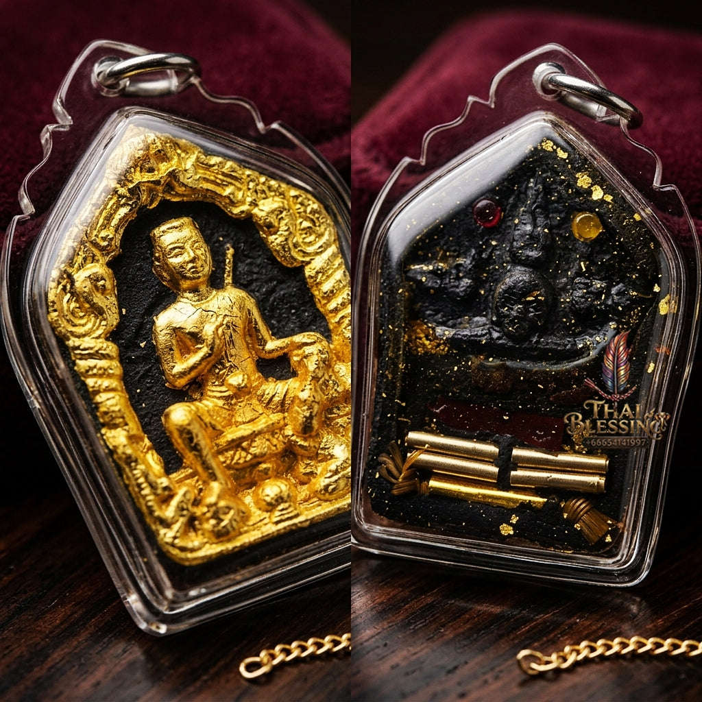 💥 THE NORTHERN MASTERPIECE OF EROTIC DESIRE & FORTUNE: THE KHRU BA PHON PHRAI UEANG KHAM KHUN PHAEN!  Sacred "Khun Phaen Phrai Ueang Kham (Golden Orchid Spirit Khun Phaen) Thai Blessing Co By RURUECHA