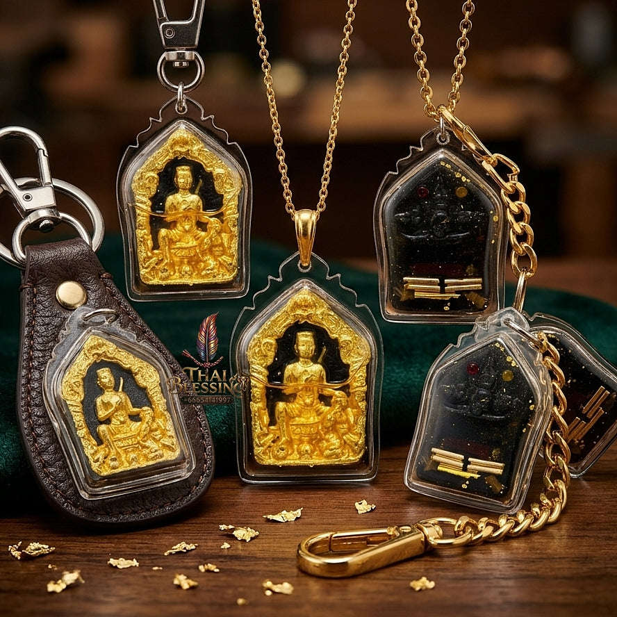 💥 THE NORTHERN MASTERPIECE OF EROTIC DESIRE & FORTUNE: THE KHRU BA PHON PHRAI UEANG KHAM KHUN PHAEN!  Sacred "Khun Phaen Phrai Ueang Kham (Golden Orchid Spirit Khun Phaen) Thai Blessing Co By RURUECHA