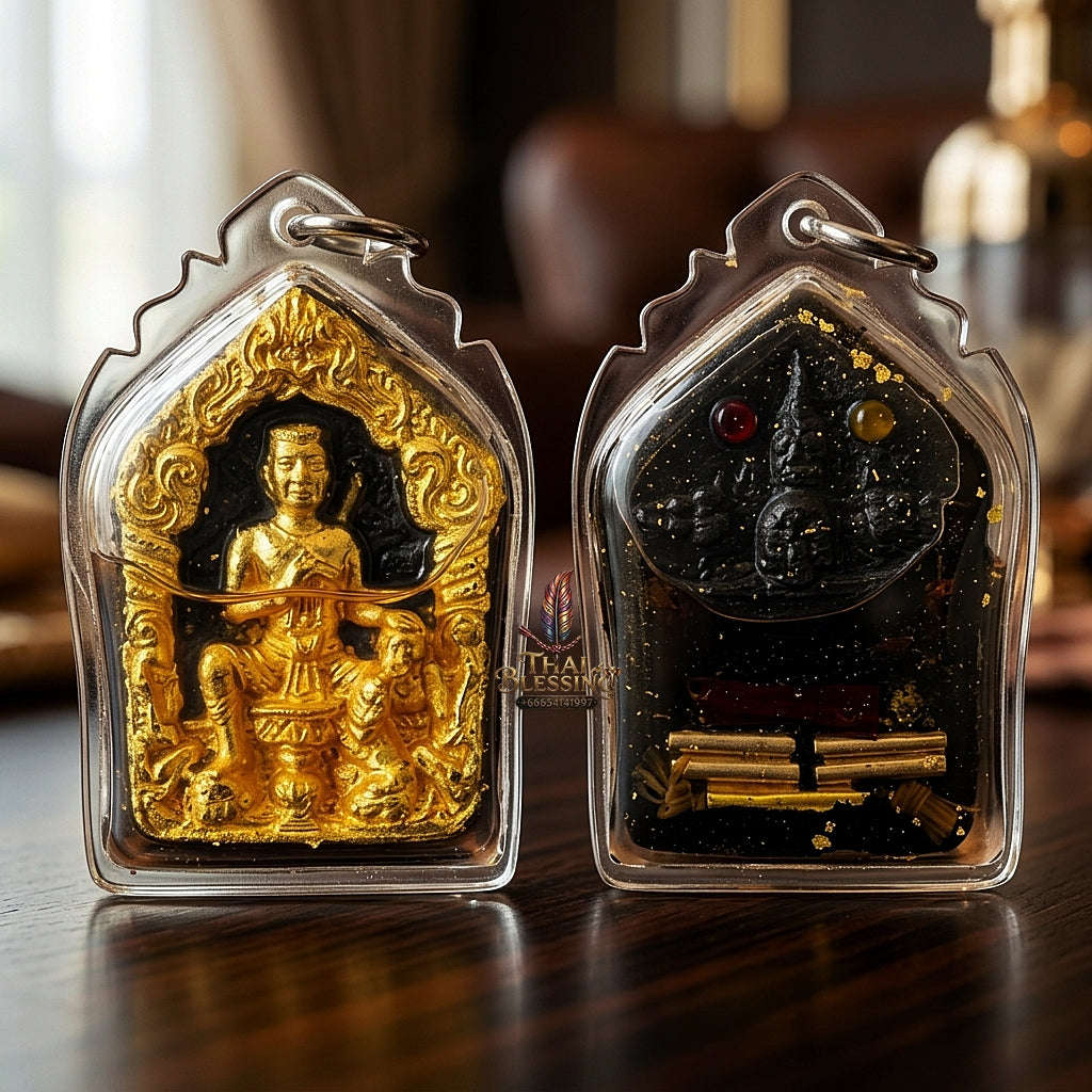 💥 THE NORTHERN MASTERPIECE OF EROTIC DESIRE & FORTUNE: THE KHRU BA PHON PHRAI UEANG KHAM KHUN PHAEN!  Sacred "Khun Phaen Phrai Ueang Kham (Golden Orchid Spirit Khun Phaen) Thai Blessing Co By RURUECHA
